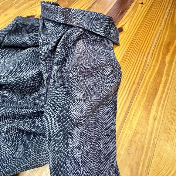 Vintage Snakeskin Print Blazer Jacket Size L Glam Rocker Mob Wife New NWT READ - Picture 10 of 16